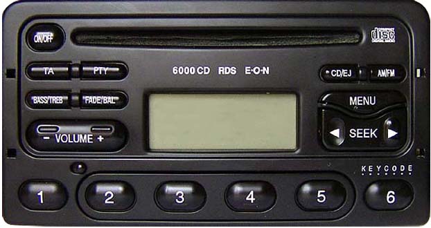 Ford radios RDS EON casette and CD 1998 - 2004